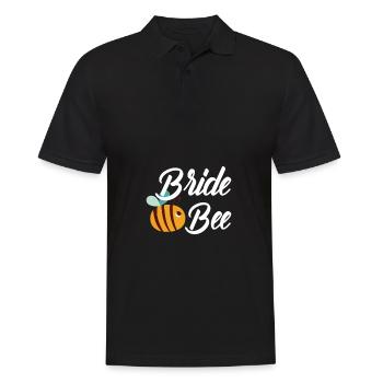Hochzeit Braut Bräutigam Geschenk - Männer Poloshirt - Schwarz - Vorne - Kai (181cm)