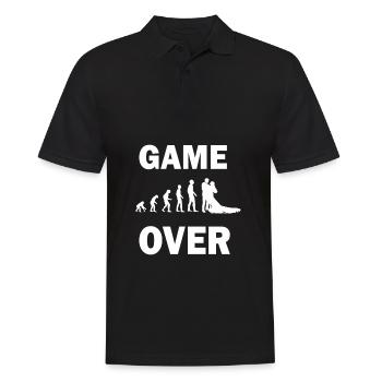 Hochzeit Braut Bräutigam Geschenk - Männer Poloshirt - Schwarz - Vorne - Kai (181cm)