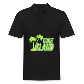 Cook Island island travel gift - Men's Polo Shirt - black - Front - Kai (181cm)