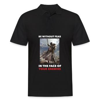Le christianisme cadeau - Polo Homme - noir - Devant - Kai (181cm)