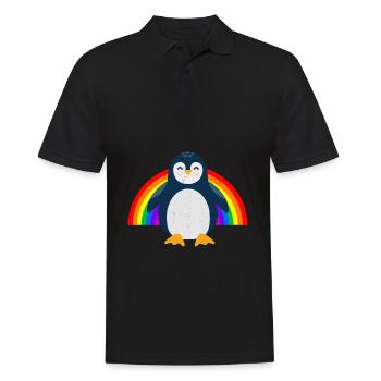 Gay Pride Geschenk - Männer Poloshirt - Schwarz - Vorne - Kai (181cm)