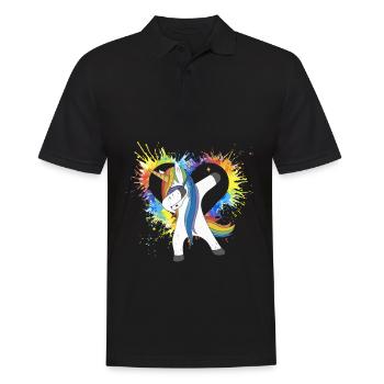 Cadeau Gay Pride - Polo Homme - noir - Devant - Kai (181cm)
