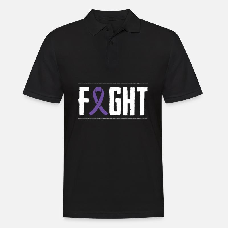 Bauchspeicheldrüsenkrebs Chemo Geschenk - Männer Poloshirt - Schwarz