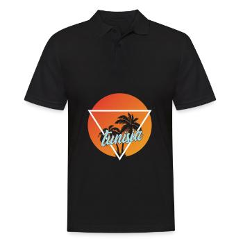 Tunisie vacances et destination de vacances - Polo Homme - noir - Devant - Kai (181cm)