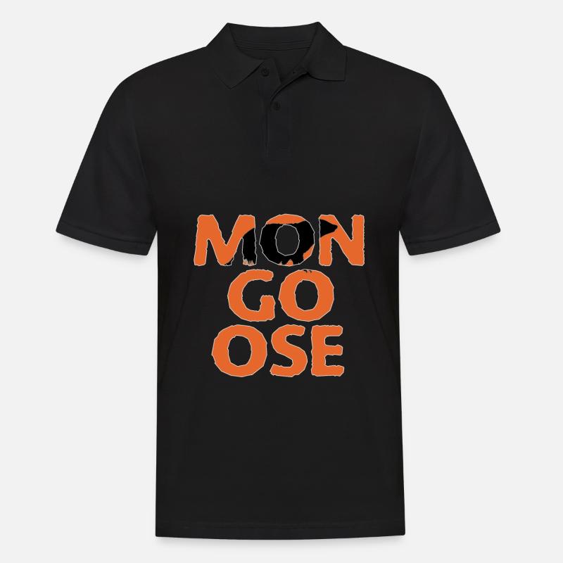 Manguste Schatten im Namen - Männer Poloshirt - Schwarz