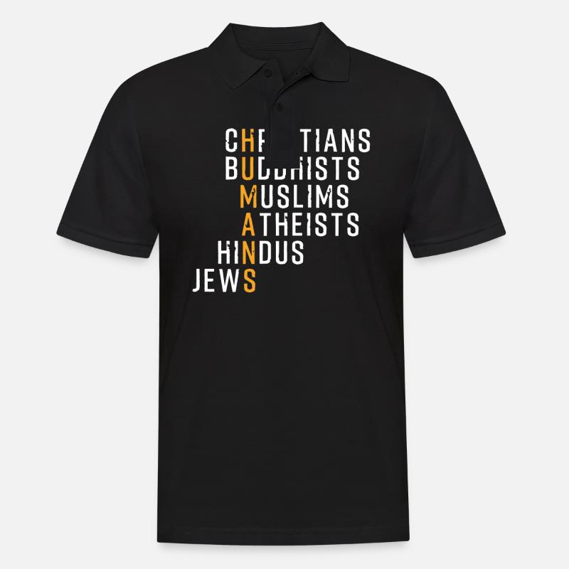 Islam - Männer Poloshirt - Schwarz