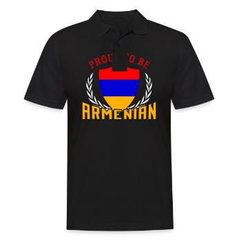 Arménie - Polo Homme - noir - Devant - Kai (181cm)