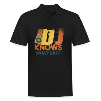DJ - Polo Homme - noir - Devant - Kai (181cm)