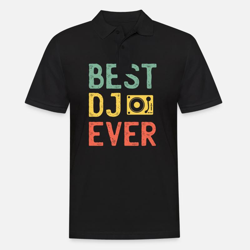 Best DJ Ever - Männer Poloshirt - Schwarz
