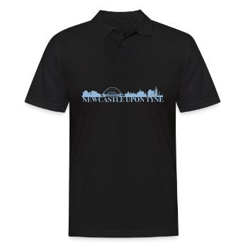 Newcastle Upon Tyne England Skyline idée de cadeau - Polo Homme - noir - Devant - Kai (181cm)