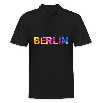 Berlin - Men's Polo Shirt - black - Front - Kai (181cm)