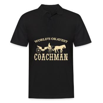 Cocher cocher cheval - Polo Homme - noir - Devant - Kai (181cm)