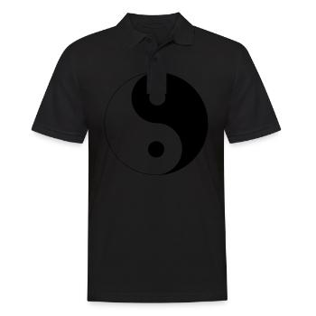Yin Yang - Polo Homme - noir - Devant - Kai (181cm)