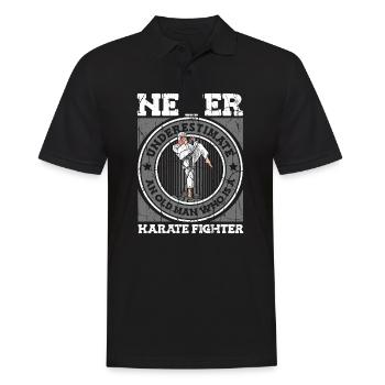 Karaté Karaté Combattant Arts Martiaux - Polo Homme - noir - Devant - Kai (181cm)