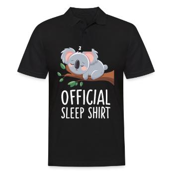 Koala Koala Koala Bear Animal - Men's Polo Shirt - black - Front - Kai (181cm)