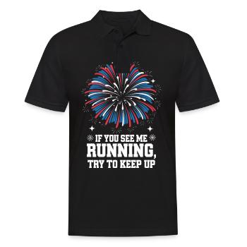Pyrotechnie Feux d’artifice Pyrotechnie - Polo Homme - noir - Devant - Kai (181cm)