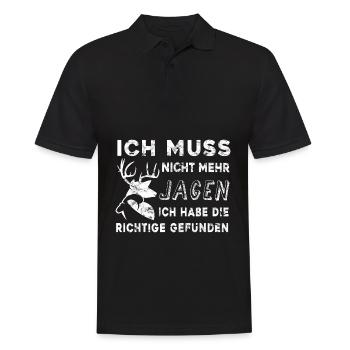Braut Bräutigam Ehe Junggesellenabschied Hochzeit - Männer Poloshirt - Schwarz - Vorne - Kai (181cm)