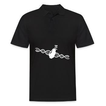 Golfschläger Golfspielerin Golfball Golf Golfer - Männer Poloshirt - Schwarz - Vorne - Kai (181cm)