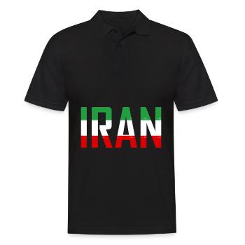 Iran Persia - Men's Polo Shirt - black - Front - Kai (181cm)