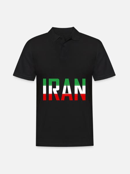 Iran Persia - Men's Polo Shirt - black