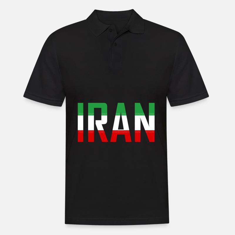 Iran Persien - Männer Poloshirt - Schwarz