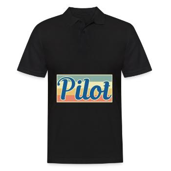 Pilote - Polo Homme - noir - Devant - Kai (181cm)