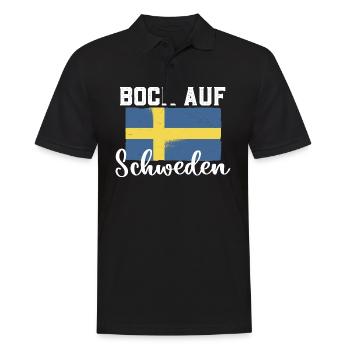 Fancy Sweden Flag Cadeau de Noël - Polo Homme - noir - Devant - Kai (181cm)