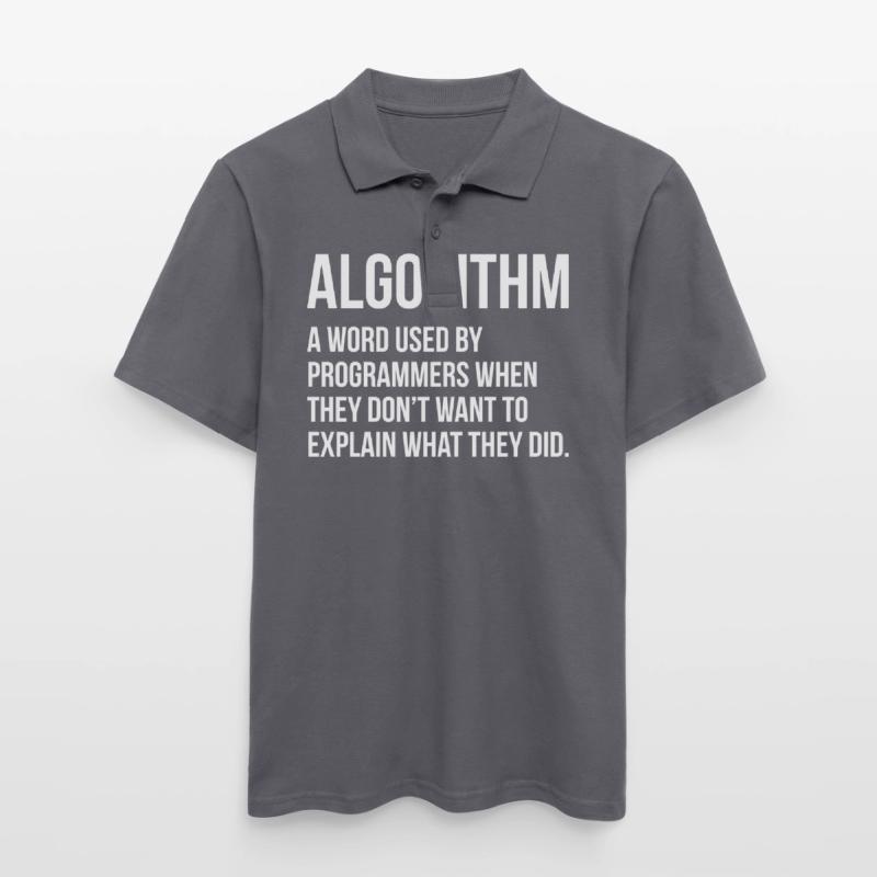Algorithm Programming Informatic Gift Men's Polo Shirt