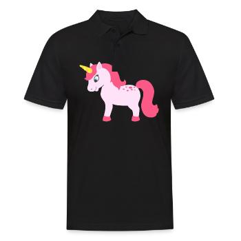 Licorne - licorne - Polo Homme - noir - Devant - Kai (181cm)