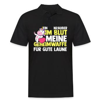 Licorne - Polo Homme - noir - Devant - Kai (181cm)