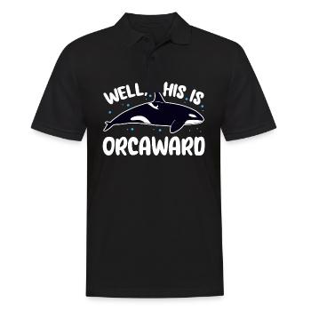 Well This Is Orcaward Killer Whaler Orca - Männer Poloshirt - Schwarz - Vorne - Kai (181cm)