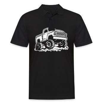 Monster Truck Monster Truck Lover Fan - Polo Homme - noir - Devant - Kai (181cm)