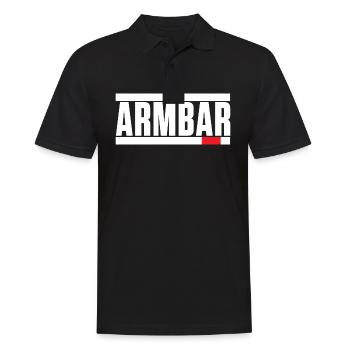 Jiu Jitsu brésilien - BJJ Armbar - Polo Homme - noir - Devant - Kai (181cm)