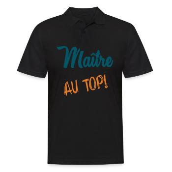 MAITRE - Polo Homme - noir - Devant - Kai (181cm)