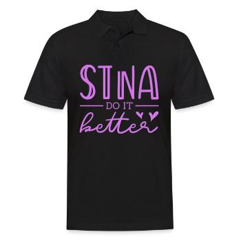 STNA do it better State tested Nursing assistant - Men's Polo Shirt - black - Front - Kai (181cm)