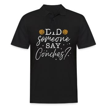 Quelqu’un a-t-il dit concha Design pour un amoureux de - Polo Homme - noir - Devant - Kai (181cm)