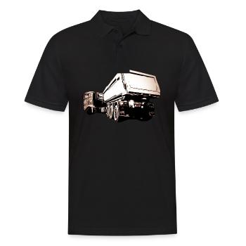 Camions - Polo Homme - noir - Devant - Kai (181cm)