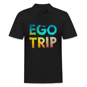 egotrip - Men's Polo Shirt - black - Front - Kai (181cm)
