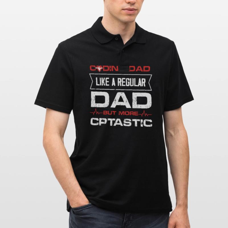 Coding Dad like a regular dad but CPTastic Men's Polo Shirt
