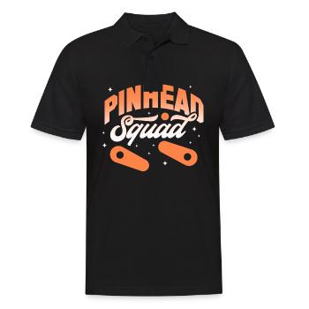 pinhead squad Design for a flipper enthusiast - Männer Poloshirt - Schwarz - Vorne - Kai (181cm)