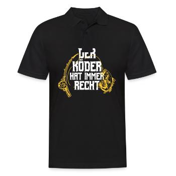 Pêcheur à la ligne Canne à pêche Pêche - Polo Homme - noir - Devant - Kai (181cm)