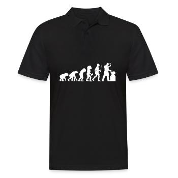 Forgeron évolution - Polo Homme - noir - Devant - Kai (181cm)