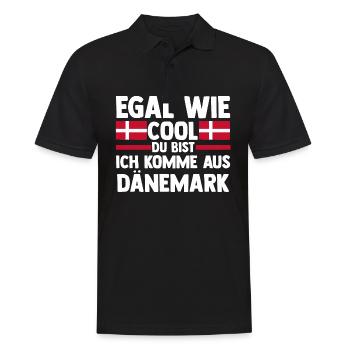 Danois Danemark - Polo Homme - noir - Devant - Kai (181cm)