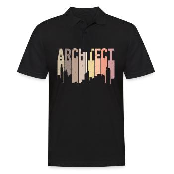 Architecte - Polo Homme - noir - Devant - Kai (181cm)
