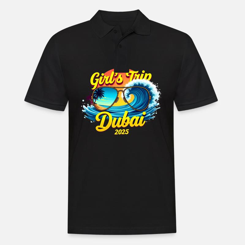 Week-end d’anniversaire Dubaï 2025 - Polo Homme - noir