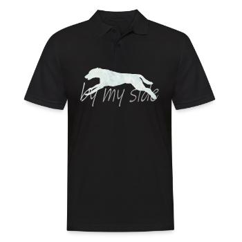 Hund Hund - Männer Poloshirt - Schwarz - Vorne - Kai (181cm)