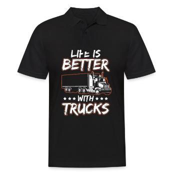 Avec Trucks Better Life Trucker - Polo Homme - noir - Devant - Kai (181cm)
