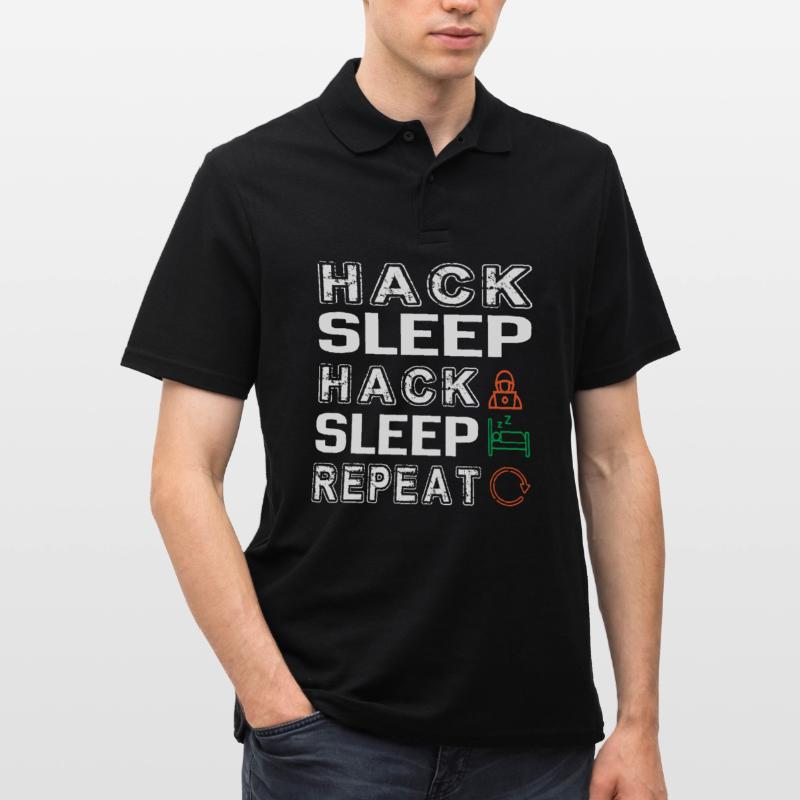 Hacker Hacking Programming Computer Men's Polo Shirt