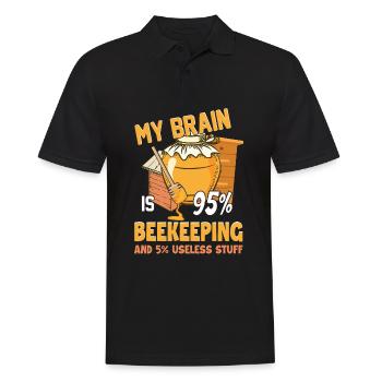 Beekeeper Bee Bee Bee beekeeper - Men's Polo Shirt - black - Front - Kai (181cm)