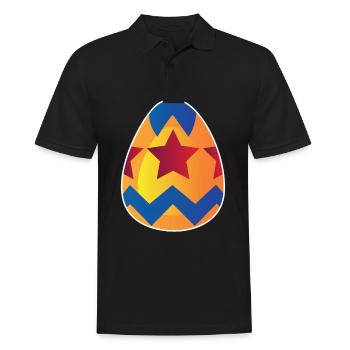 Easter egg - Men's Polo Shirt - black - Front - Kai (181cm)
